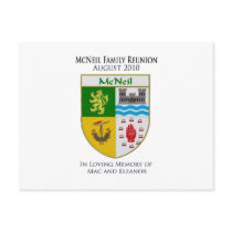 McNeil Family Reunion Postcard