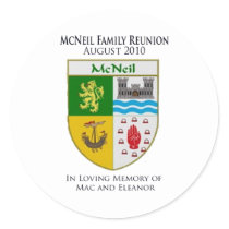 McNeil Family Reunion Stickers