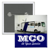MCO At Your Service Pin