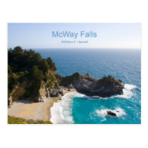 McWay Falls Big Sur California Products postcards