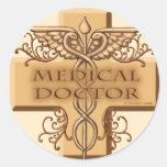 MD Caduceus Sticker