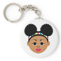 MDillon Designs I'm Proud to Be Natural Me Key Chains