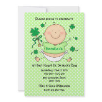 Me 1st St. Paddy's Day Birthday Party Invitation