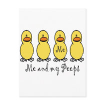 Me and My Peeps Postcard