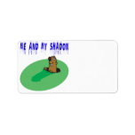 Me And My Shadow Address Label