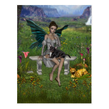 ME and the faeries 25 Post Card