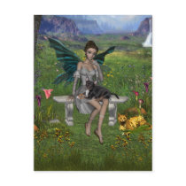 ME and the faeries 25 Post Card