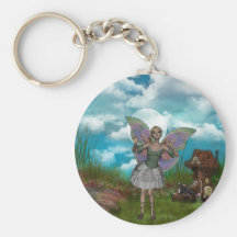 ME and the faeries 5 Keychain