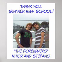 Me and vitor poster