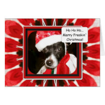 Me de maman Dressed, Joyeux Noël de ` de Freakin Cartes