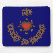 Me Encanta Baño de Barro Mouse Pads