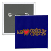 Me Encanta Baño de Barro Pinback Button