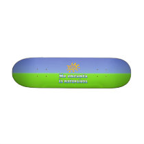 Me Encanta la Naturaleza - I Love Nature Argentine Custom Skate Board