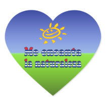 Me Encanta la Naturaleza - I Love Nature in Cuban Stickers