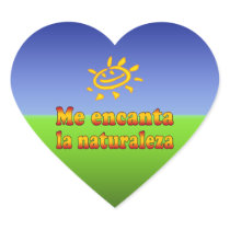 Me encanta la naturaleza I Love Nature in Spanish