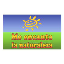 Me encanta la naturaleza I Love Nature in Spanish