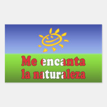 Me Encanta la Naturaleza - I Love Nature Peruvian Stickers