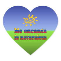 Me Encanta la Naturaleza I Love Nature Venezuelan Sticker