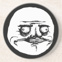 Me Gusta Face Beverage Coaster