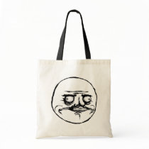 me gusta face rage face meme humour lol rofl canvas bags