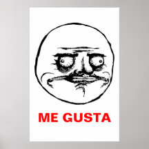 me gusta face rage face meme humour lol rofl print