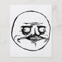 Me Gusta Rage Face Meme Flyer