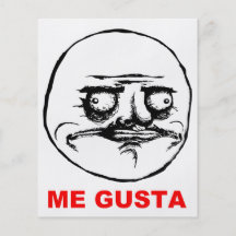 Me Gusta Rage Face Meme Personalized Flyer