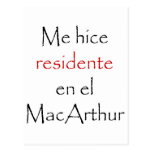 Me Hice Residente En El MacArthur Post Cards