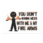 Me & My Fire Arms Rectangle Sticker