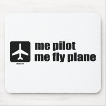 me pilot me fly plane mousepads