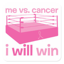 Me Vs. Cancer Sticker