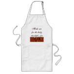Meals are for the body, chocolate's for the soul aprons