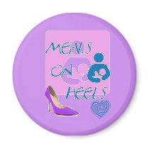 Meals on Heels! Breastfeeding Design Refrigerator Magnet