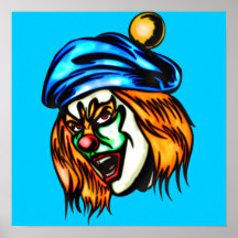 Mean Evil Clown Posters