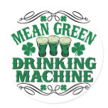 Mean Green Drinking Machine stickers