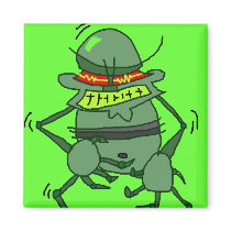 MEAN GREEN FRIDGE MAGNET