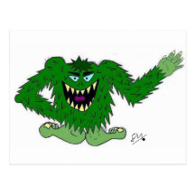 mean green post cards