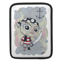 Mean Little Pirate iPad Sleeves