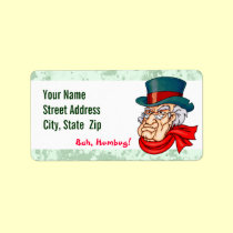 Mean Old Scrooge labels