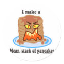 Mean Pancake stickers