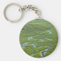 Meandering River Key Chain