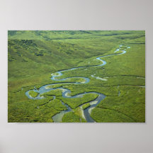 Meandering River Posters