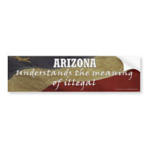 Meaning of Illegal  Bumper Sticker