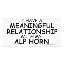 Meaningful Relationship Alp Horn Picture Card