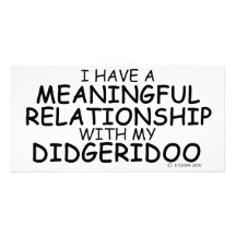 Meaningful Relationship Didgeridoo Personalized Photo Card