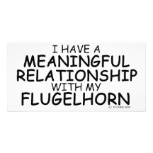 Meaningful Relationship Flugelhorn Customized Photo Card