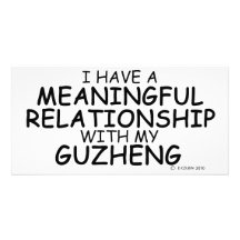 Meaningful Relationship Guzheng Photo Greeting Card
