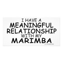 Meaningful Relationship Marimba Personalized Photo Card