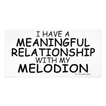 Meaningful Relationship Melodeon Customized Photo Card