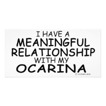 Meaningful Relationship Ocarina Personalized Photo Card